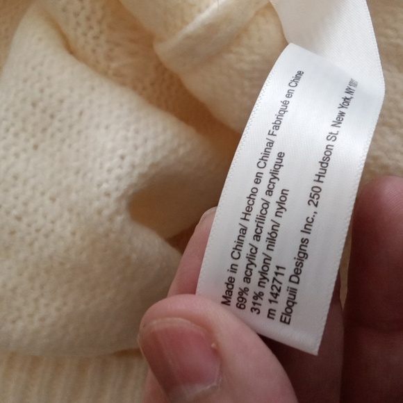 Eloquii Ee Bobble Sweater Cream Winter Office Sweater Sise 18/20 - Picture 8 of 11